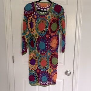 Colorful Crochet Dress